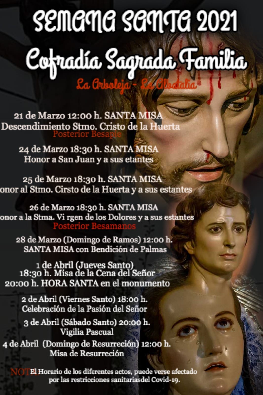 Semana Santa en La Albatalía 2021 La Albatalía